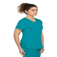 Gyógyító kezek Lila címke Női Jane 2-Pocket Scrub Top