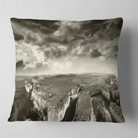 Designart légifelvétel az Ocean Road Black - Seascape Dring Pille - 16x16