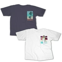 Wonder Nation Husky Boys látomások szörf naplemente grafikus póló, méretek 8-18