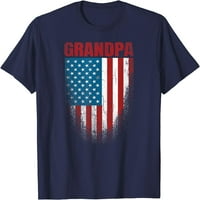 Nagyapa USA zászló vicces Nagyapa szerető grafikus póló
