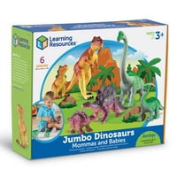 Jumbo Dinosaurs Mommas and Babies -, fiúk és lányok korosztály 3 + dinoszauruszok kisgyermekek, dinoszauruszok akciófigura