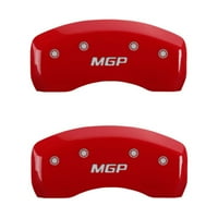 Féknyereg burkolatok gravírozott első és hátsó MGP piros kivitel ezüst ch illik válasszon: 1999-PONTIAC GRAND PRI GT,