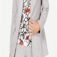 Calvin Klein női vászon keverék kabát szürke Méret 10