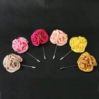 Juhai bross Rose Design anti-deformálódó Szövet Boutonniere virág bot a férfiak számára