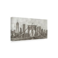 A „New York Panoramic” vászonművészeti képzőművészet Ethan Harper művészete