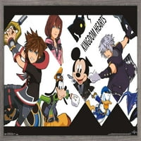 Disney Kingdom Hearts-Harci Fal Poszter, 22.375 34