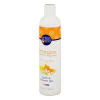 Miss Spa Energize Bath & Shower Gel Citrus és Orange Blossom, 10. FL OZ