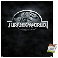 Jurassic World-Logo Fali Poszter, 14.725 22.375