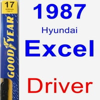 Hyundai Excel Vezető Ablaktörlő Lapát-Prémium