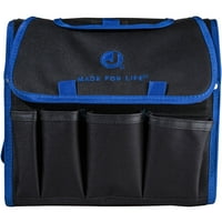 Szerszámok H- Tool táska, nejlon, zsebek, fekete, 10 magasság