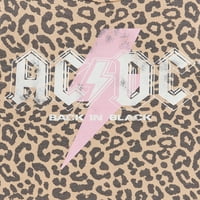 Grayson Social Girls ACDC Leopard grafikus póló