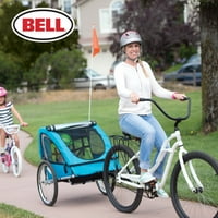 Bell Sima Vitorlázó Két Gyermek Kerékpár Utánfutó