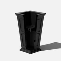 Veradek Brixton Sorozat Magas 28 Műanyag Ültetvény-Fekete