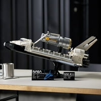 Ikonok NASA űrsikló Discovery modell építőkészlet felnőtteknek, űrhajó gyűjtemény Hubble teleszkóppal, Űrjáték ajándék