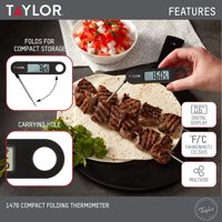 Taylor precíziós termékek azonnali olvasás digitális húsétel Grill grill szakács konyha hőmérő, összecsukható szonda,