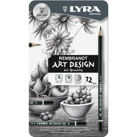 Lyra Grafit Művészeti Ceruzák, Fekete, Gróf