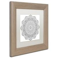 Védjegy Képzőművészet Vegyes színező könyv 28 vászon művészet, Kathy G. Ahrens, White Matte, Birch Frame