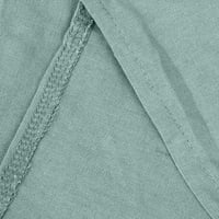 Női Pamut vászon ruhák alkalmi nyomtatás Crewneck Fél ujjú felsők és nadrágok rövidnadrág megfelelő készletek tréningruha