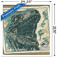 Jurassic World: Dominion-Sierra Nevada Hegyek Térkép Fal Poszter, 22.375 34 Keretes