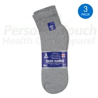 Diabetikus negyed zokni férfiaknak & női orvosok jóváhagyott zokni, Párok, Méret 10-