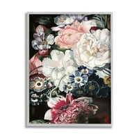 Stupell Industries Vintage Blooming Florals válogatott barokk csokor tervezése, Naomi McCavitt