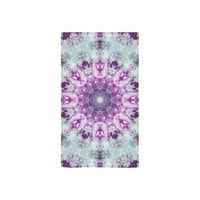 Tie Dye Mandala hippi Bohemian Boho Batik Lila kéztörlő fürdőlepedők fürdőszoba, kültéri és Utazási használatra, 16