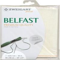 Zweigart Belfast Premium minőségű vászonszám 19 X27 -Opalescent