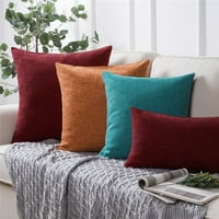 Phantoscope Textural Fau Linen sorozat négyzet alakú dekoratív dobás párna cusion couch, 20 20