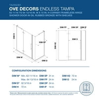 Ove dekorok Tampa 64-in. W in.