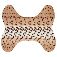 Bessie és Barnie Deluxe Extra plüss fau szőrme Aspen Snow Leopard Pet Dog luxuscsont játék párna