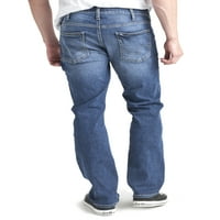 Silver Jeans Co. férfi Allan Classic Fit egyenes láb farmer, derékméret 28-42