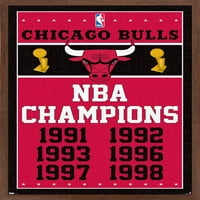 Chicago Bulls-Bajnokok 16.5 24.25 Keretes Poszter