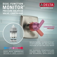 Delta Linden monitor ons sorozat hagyományos zuhanykabin in2ition-vel, Velencei bronz T17293-RB-I