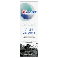 Crest Gum méregteleníti a faszén fogkrémet fluoriddal, menta, 4. oz