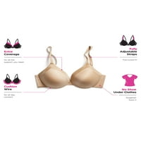 Maidenform póló melltartó Comfort Devotion szabott teljes lefedettség simító Női 09436