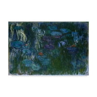 Védjegy Szépművészeti „Vízliliom” vászon művészete: Claude Monet