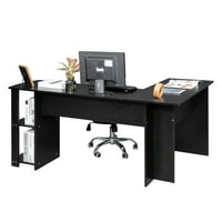 Sesslife nagy számítógép L-alakú íróasztal CPU Állvánnyal, L-alakú íróasztal írása stb. modern tanulmány L-alakú íróasztal