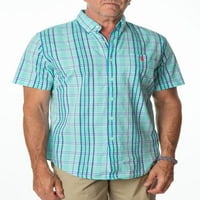 S. Polo Assn férfi rövid ujjú kockás ing