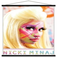 Nicki Minaj-arcfesték fali poszter fa mágneses kerettel, 22.375 34