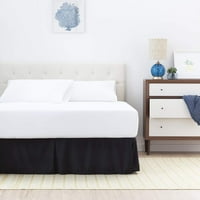 A nagy amerikai áruház Twin XL ágy szoknya Sötétkék szilárd szabott csepp Rakott ágy szoknya, könnyen illeszkedő por