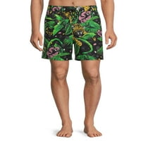 Veszélyes paradicsom férfi grafikus úszási rövidnadrág, S-XL méretű
