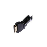 Unirise HDMI-15F ft. Fekete HDMI 1.4 V kábel Férfi Férfi