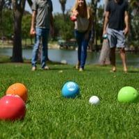 GoSports Soft Bocce szett súlyozott golyókkal, Pallinóval és tokkal