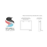 Stupell Industries Orgonák Tó Hegyi Táj Parti Festés Fekete Keretes Művészet Nyomtatás Fal Művészet