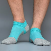 Férfi lábujj zokni könnyű lélegző Legénység Pamut öt ujj zokni alacsony vágású futó atlétikai zokni méret 7-11