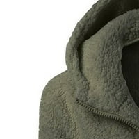 Viadha Női Kapucnis Pulóver Kabát Téli Meleg Gyapjú Cipzáras Kabát Hosszú Ujjú Felsőruházat