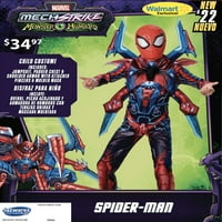 A Marvel's Halloween Spider -Man mech sztrájk ifjúsági jelmez - Kis méret