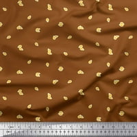 Soimoi Poliészter krepp szövet avokádó Shirting nyomtatási Szövet az udvaron széles