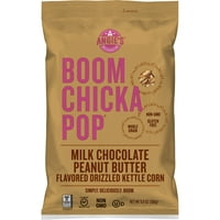 Angie BoomChickaPop Tejcsokoládés mogyoróvaj szitált vízforraló kukorica, 5. Oz