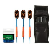 Viper v Glo Soft Tip 18Gm Narancs, Casemaster Single Black Dart tok és 2BA Tuffle tippek II-Blue 100CT. Doboz